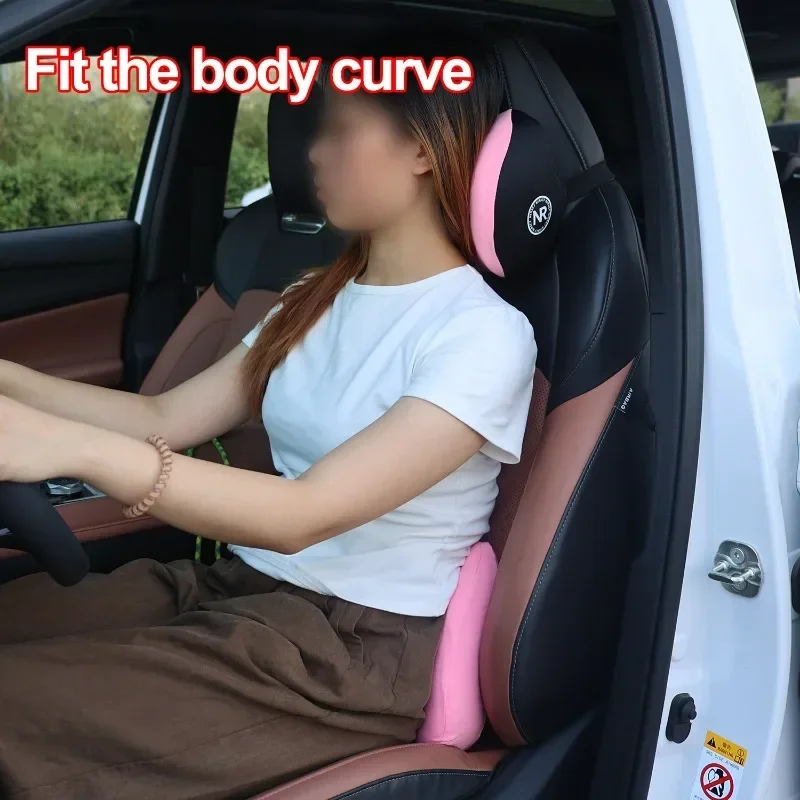 Für Fahrkomfort Auto-Nackenkis – Memory Foam Car Neck Pillow Lumbar Support Bewertung und Preis